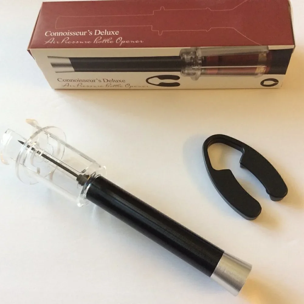 CONNOISSEURS DELUXE AIR PRESSURE BOTTLE OPENER